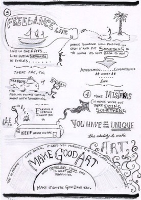 Neil Gaiman Speech - 'Make Good Art' - Sketchnotes 3